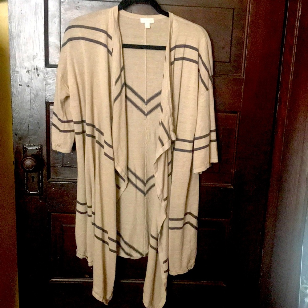 Garnet Hill short sleeve cardigan